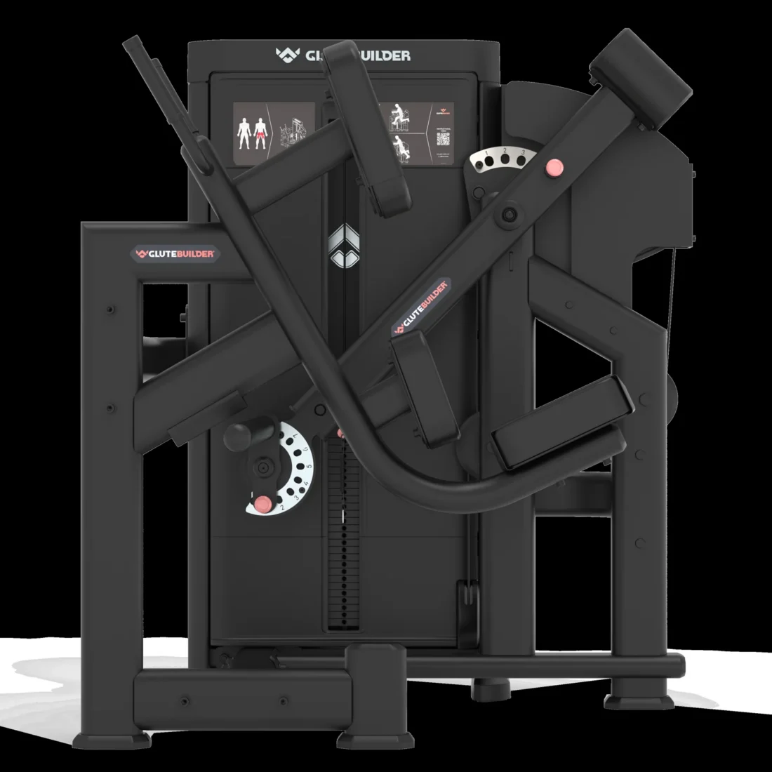 Precor GSL 617 Selectorized Pendulum Kick Back – weight-stack side view