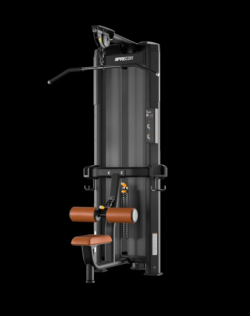 Precor RMS 302 Low Row Standard commercial strength machine – manufacturer front three-quarter render