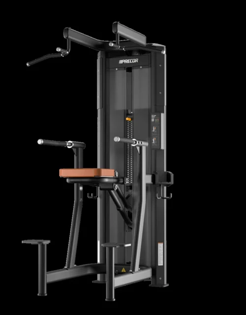Precor RMS 320 Dip-Chin Assist commercial strength machine – manufacturer front three-quarter render