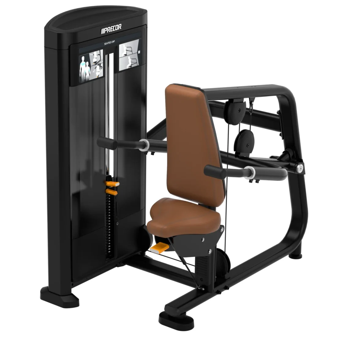 Precor RSL 215 Seated Dip commercial strength machine – official precor.com product render