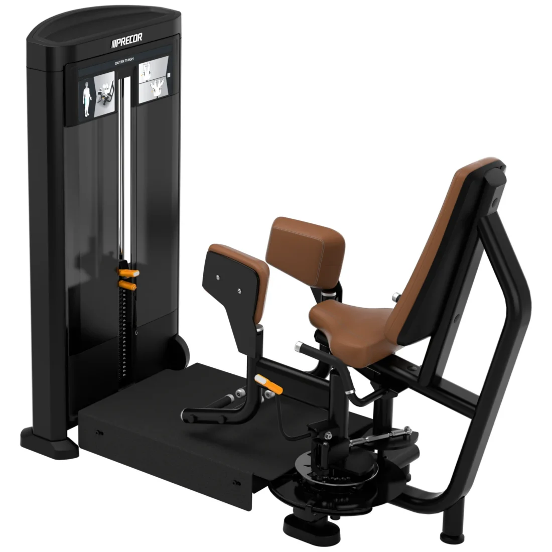 Precor RSL 621 Outer Thigh commercial strength machine – official precor.com product render
