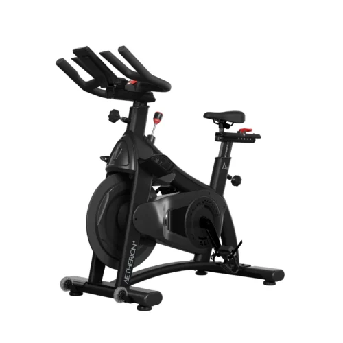 Schwinn Aetherion+ R indoor cycle shown from a 45-degree front-left angle