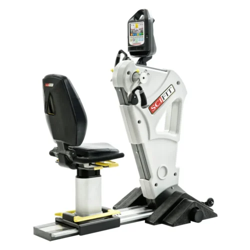 SCIFIT PRO1000 upper body ergometer with premium seat, front view