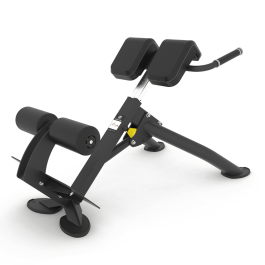 Spirit Fitness Back Extension 45° (CSF-BEXT) commercial strength machine, front view on white background