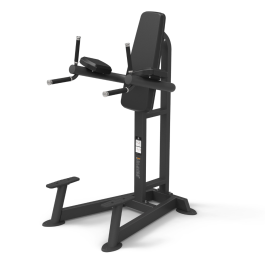 Spirit Fitness Vertical Leg Raise/Dip (CSF-VKRD) commercial strength machine, front view on white background