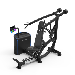 Spirit Fitness i-Strength Chest Press/Shoulder Press (CSI-CPSP) commercial strength machine, front view on white background