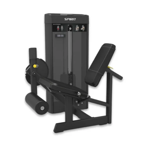 Spirit Fitness Selectorized Leg Extension (CSS-LEXT) commercial selectorized strength machine with enclosed weight stack