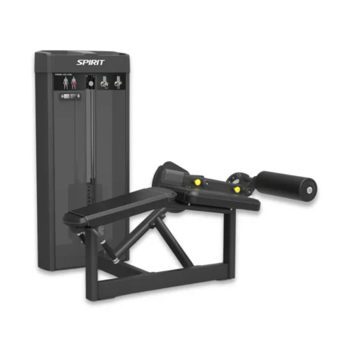 Spirit Fitness Selectorized Prone Leg Curl (CSS-PRLC) commercial selectorized strength machine with enclosed weight stack