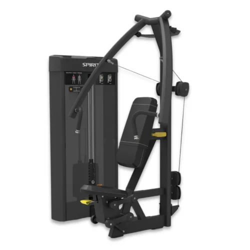 Spirit Fitness CSS-SCPR Seated Chest Press commercial selectorized strength machine