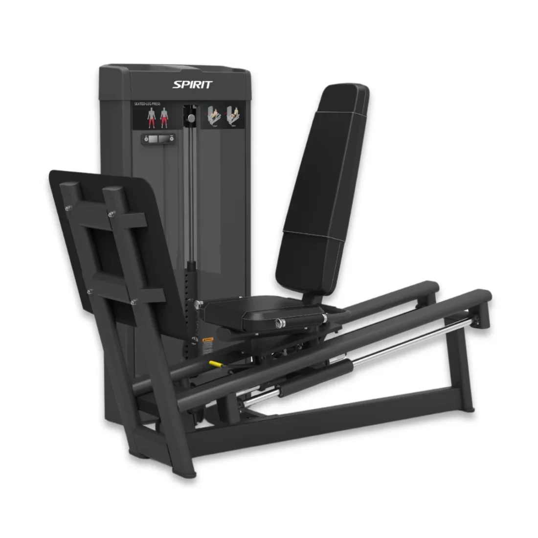 Spirit Fitness CSS-SLGP Seated Leg Press commercial selectorized strength machine