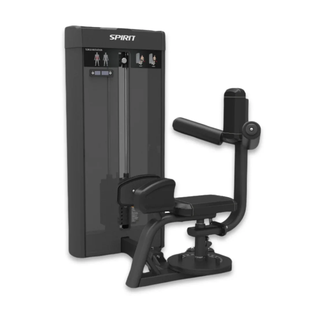 Spirit Fitness CSS-TROT Torso Rotation commercial selectorized strength machine