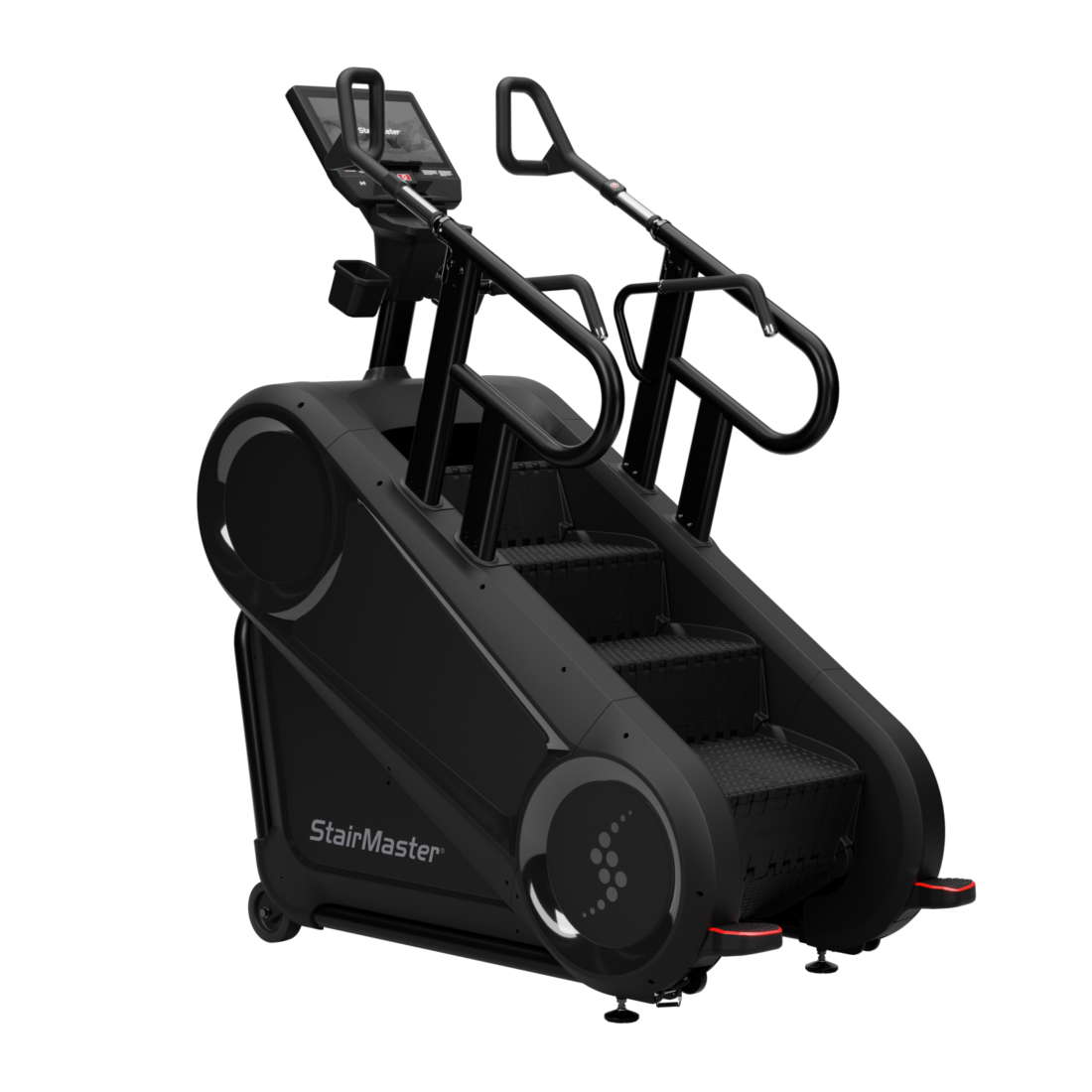 StairMaster 10G stepmill with LED console, front three-quarter left view