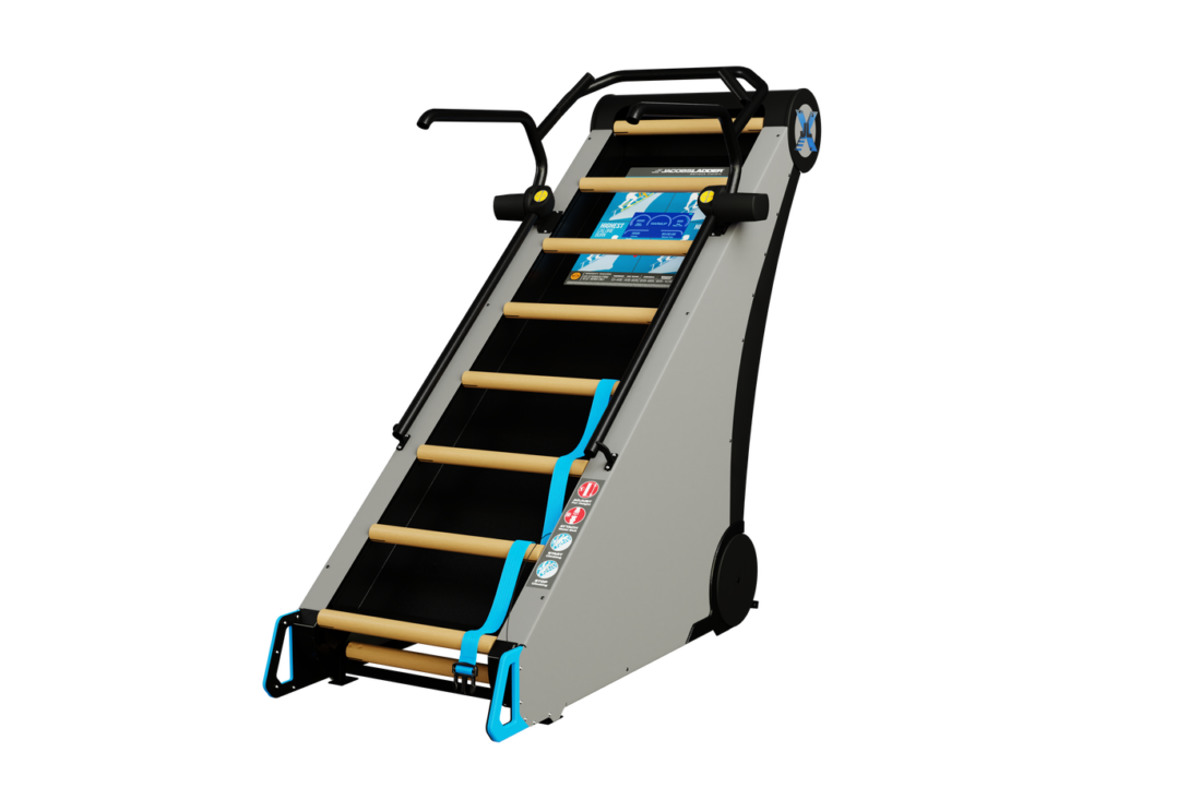 StairMaster Jacobs Ladder X self-powered climbing trainer, side view