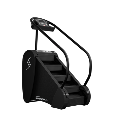 StairMaster Stairway GTL self-powered stair climber, front three-quarter left view