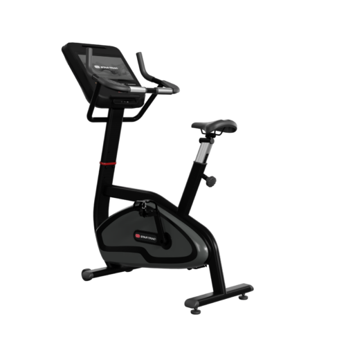 Star Trac 4 Series 4UB commercial upright bike with 10-inch Apex touchscreen
