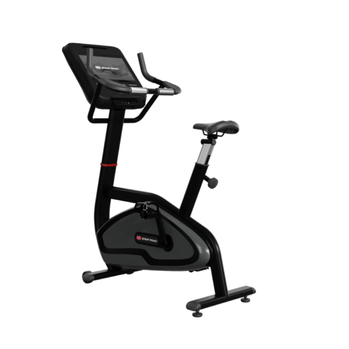 Star Trac 4 Series 4UB commercial upright bike with Apex touchscreen