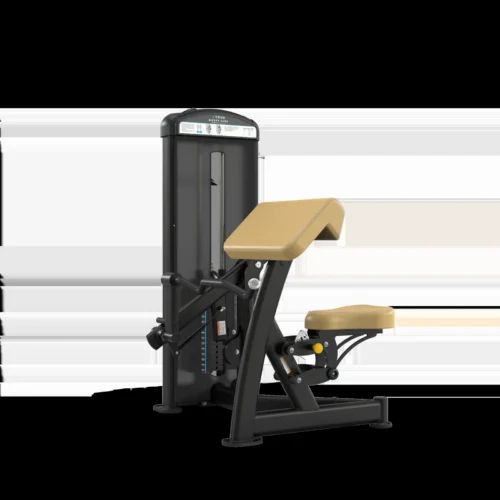 TRUE FUSE XL FUSE0600 Biceps Curl commercial selectorized strength machine, matte black