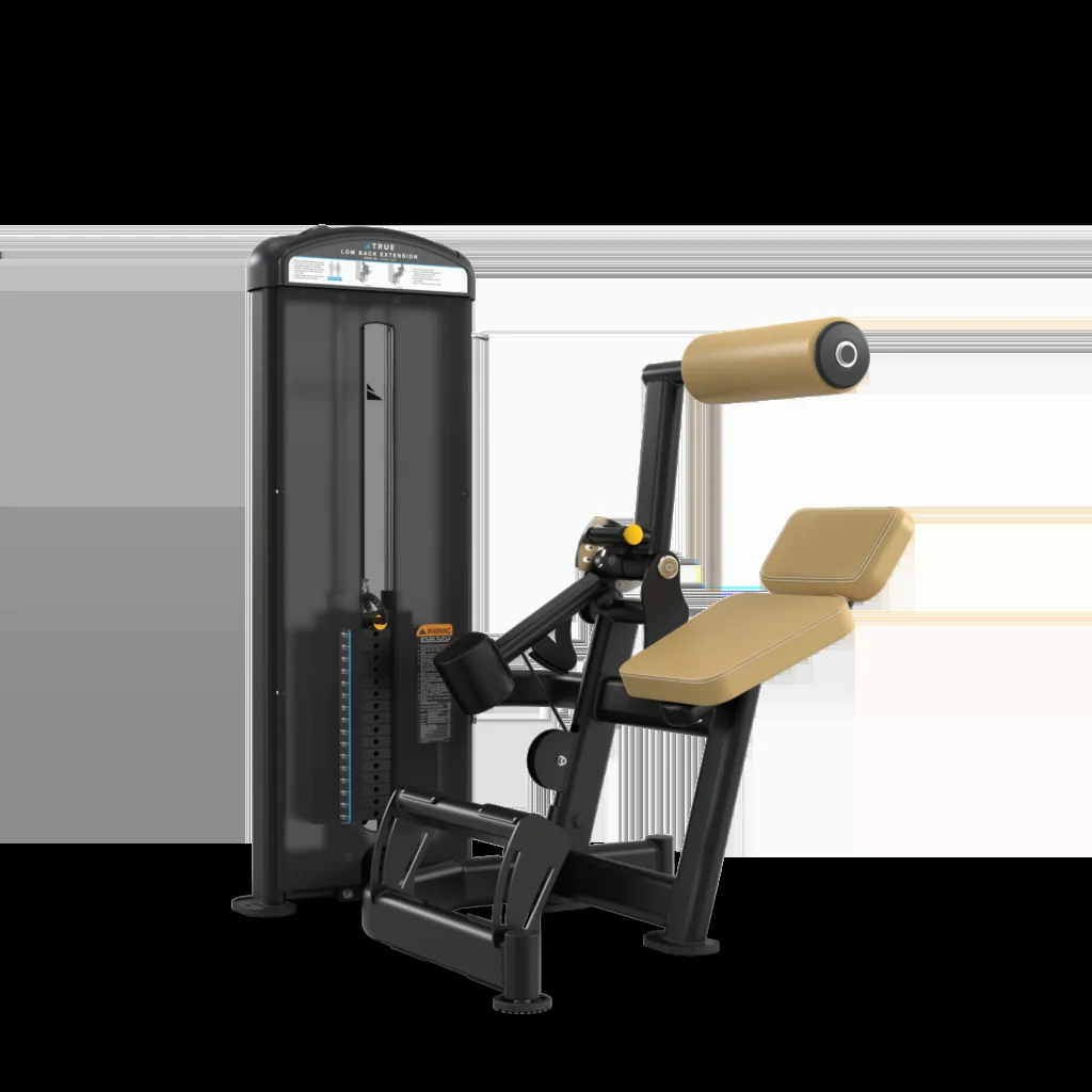 TRUE FUSE XL FUSE1300 Low Back commercial selectorized strength machine, matte black