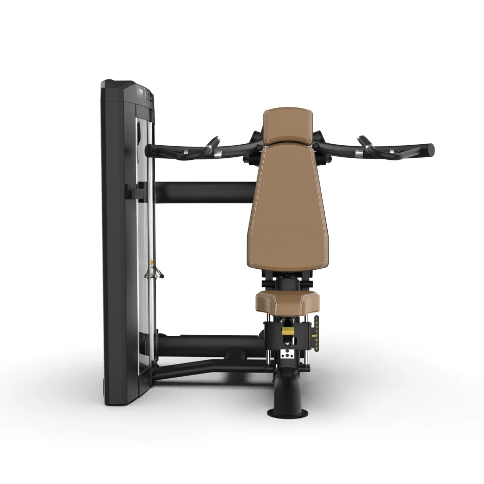 TRUE Palladium SPL-0700 Shoulder Press detail view, frame and pads