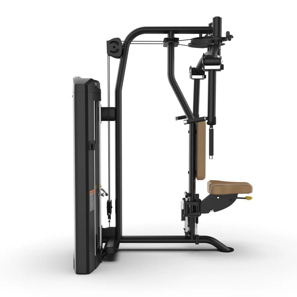 TRUE Palladium SPL-1000 Pec Fly / Rear Delt detail view, frame and pads