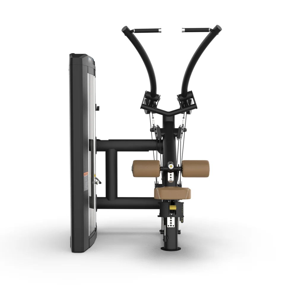 TRUE Palladium SPL-1100 Lat Pulldown detail view, frame and pads