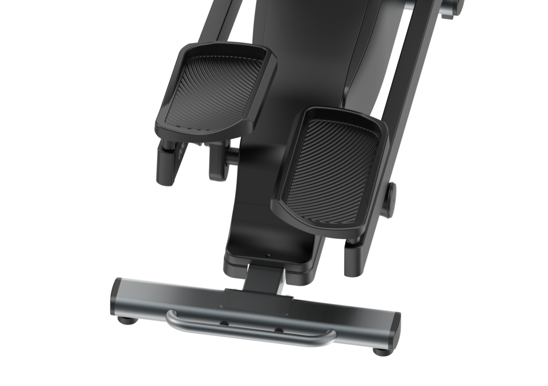 BodyCraft E900 elliptical cushioned pedals and rear stabilizer