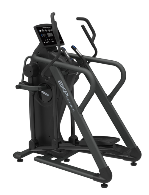 BodyCraft E1200VS elliptical with Touch LED console, side view