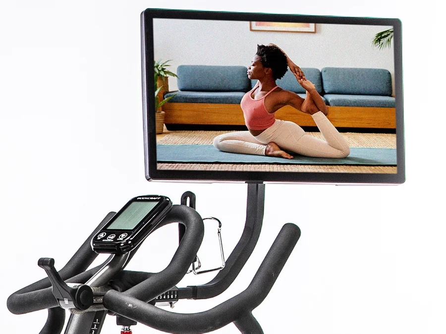 BodyCraft Connect-22 mounted on an indoor cycle