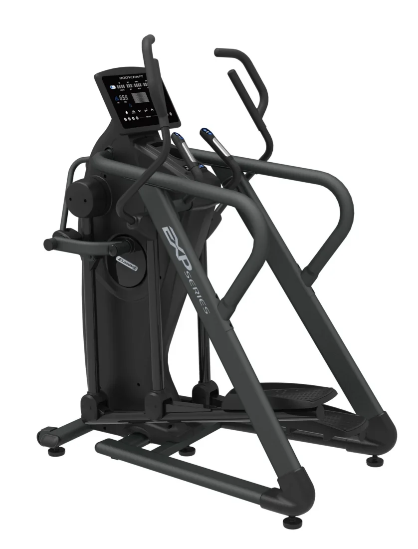BodyCraft E1200VS elliptical with Touch LED console, side view
