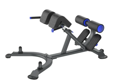BodyCraft EXP C770 commercial 45-degree hyperextension, three-quarter view