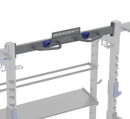 BodyCraft EXP CHR side connector and chin-up bar between two half racks