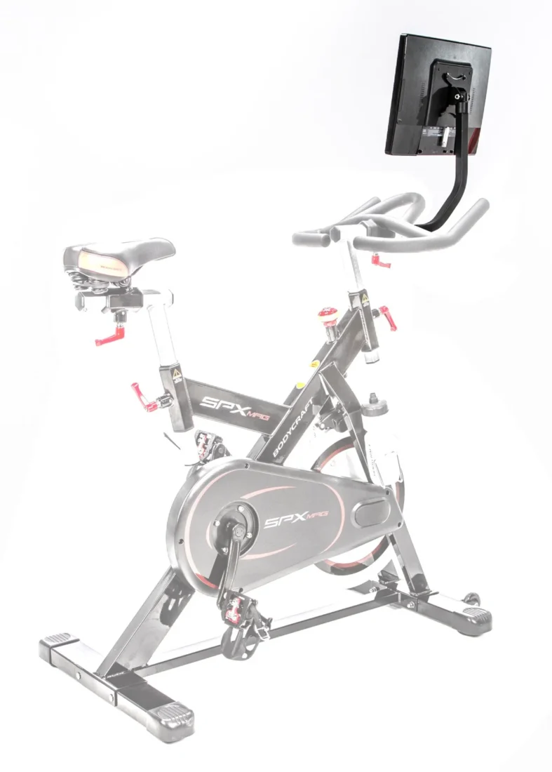 BodyCraft SPX-Mag indoor cycle fitted with the SP-Bracket and Connect-22