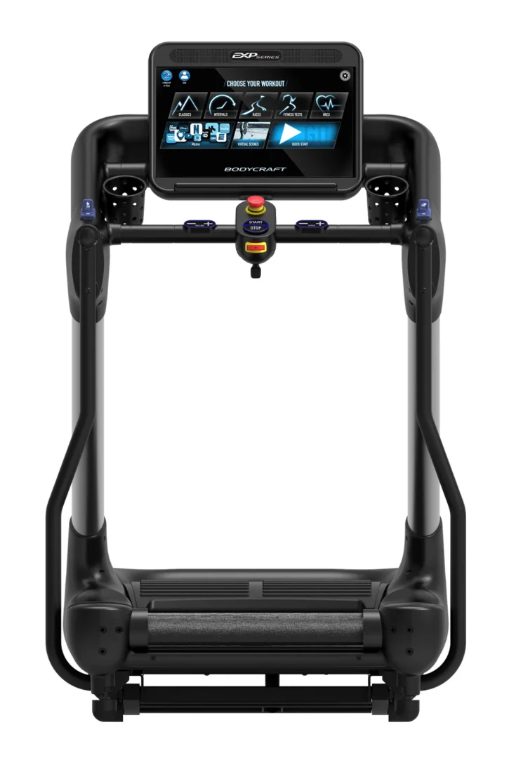 BodyCraft T1200 long handrails, front view
