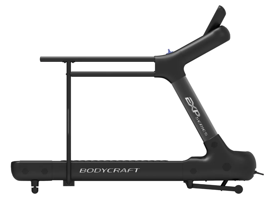 BodyCraft T1200 long handrails, side view