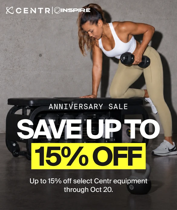 Centr & Inspire Anniversary Sale 2026 – up to 15% off