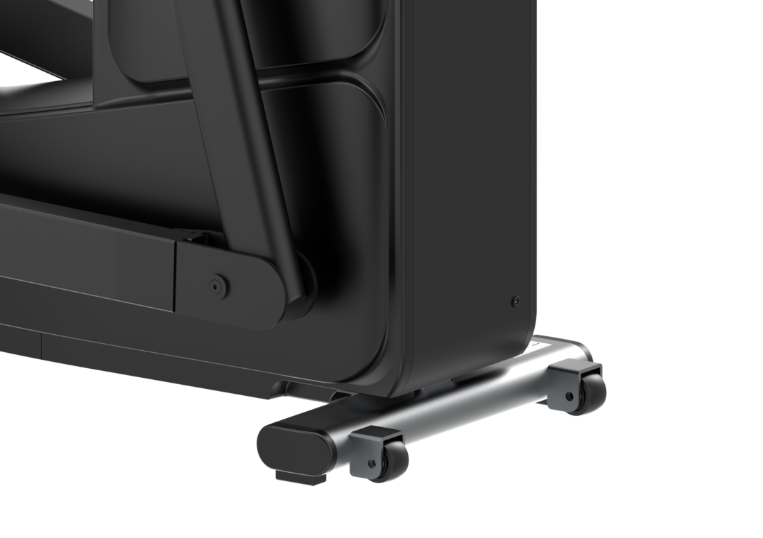 BodyCraft E900 elliptical rear transport wheels