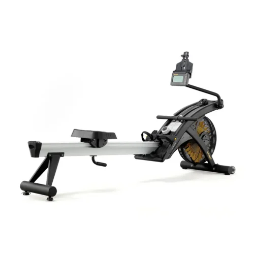 Renegade Air Rower Mag commercial rowing machine with air and magnetic resistance, front three-quarter view