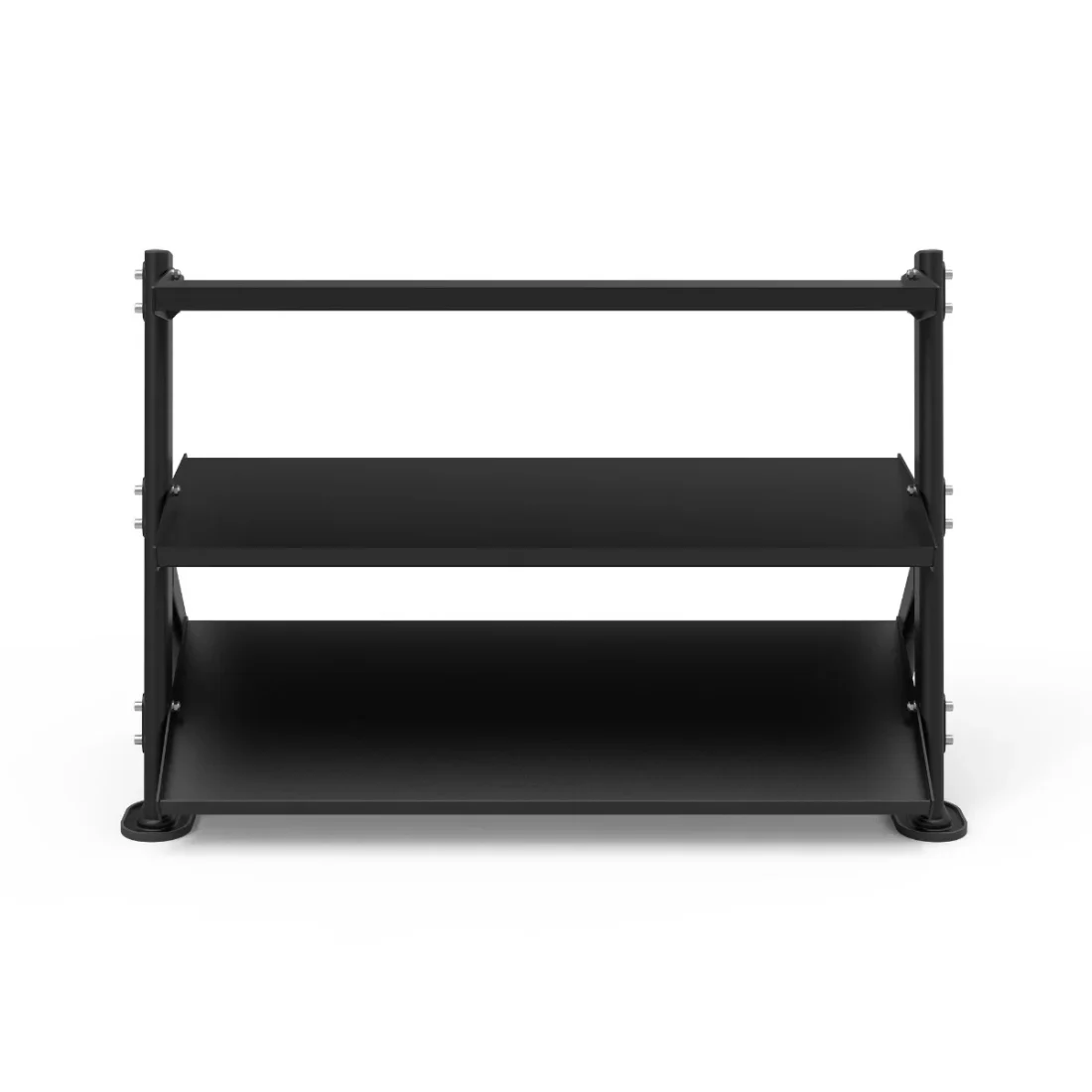 Spirit Fitness CSF-3TDB 3-Tier Dumbbell Rack commercial strength equipment, front view