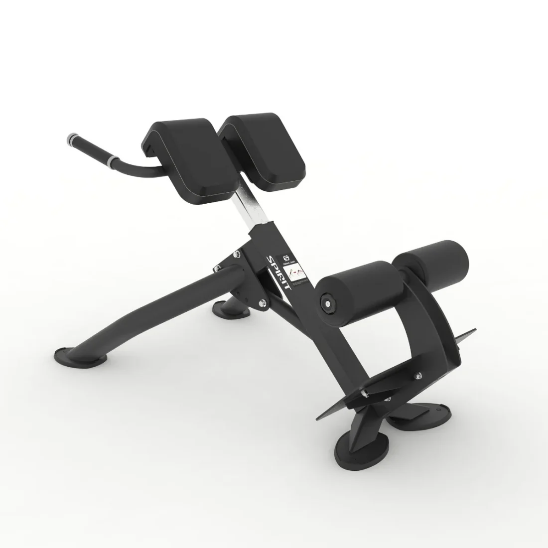 Spirit Fitness CSF-BEXT Back Extension 45° commercial strength equipment, angled view