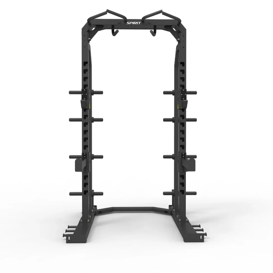 Spirit Fitness CSF-HRAC Half Rack commercial strength equipment, front view