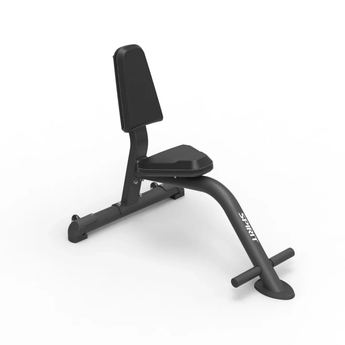 Spirit Fitness CSF-UPRB Upright Bench commercial strength equipment, angled view