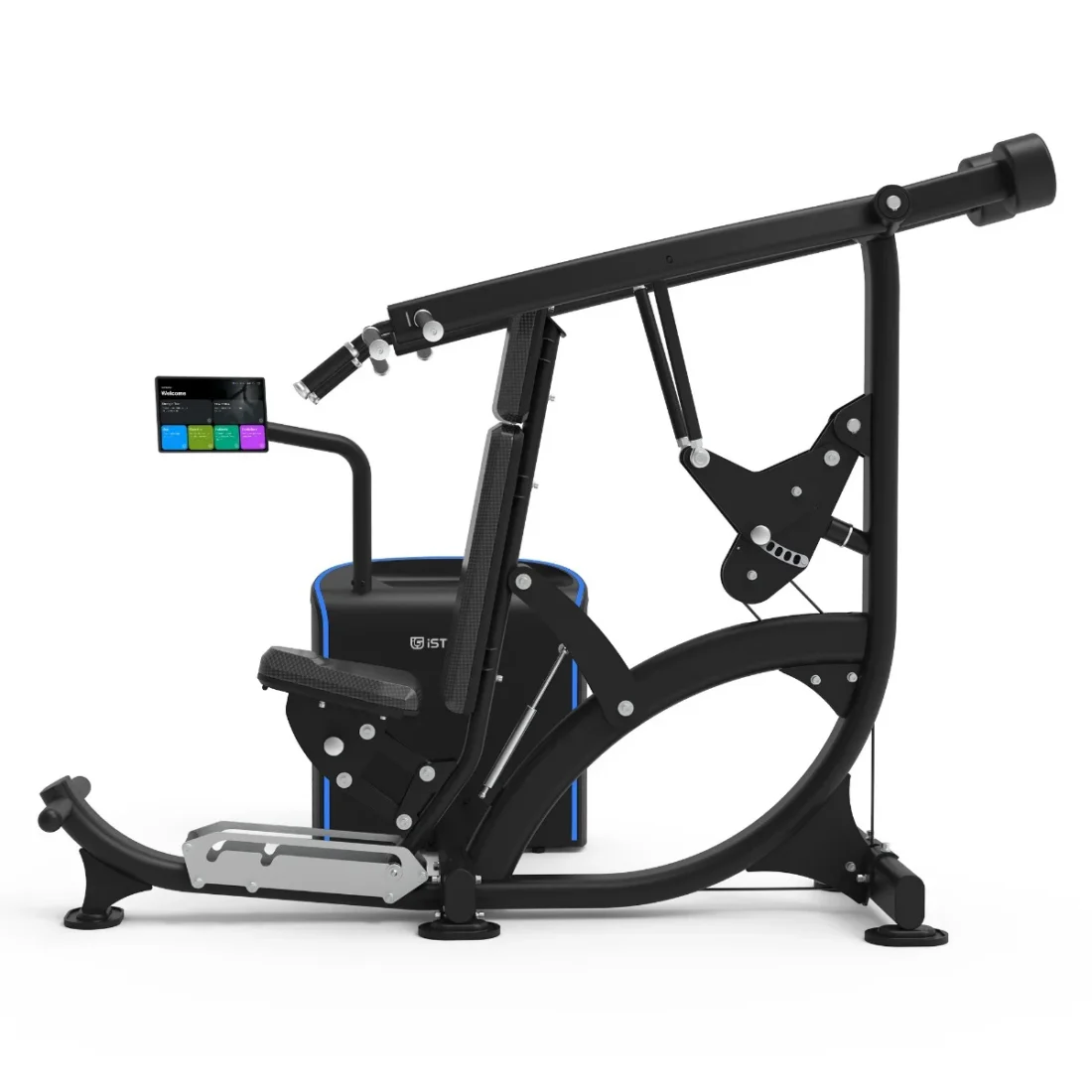 Spirit Fitness CSI-CPSP i-Strength Chest Press/Shoulder Press commercial strength equipment, angled view