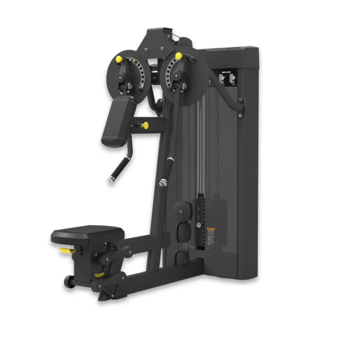 Spirit Fitness CSS-DELT Selectorized Deltoid Trainer commercial strength equipment, angled view