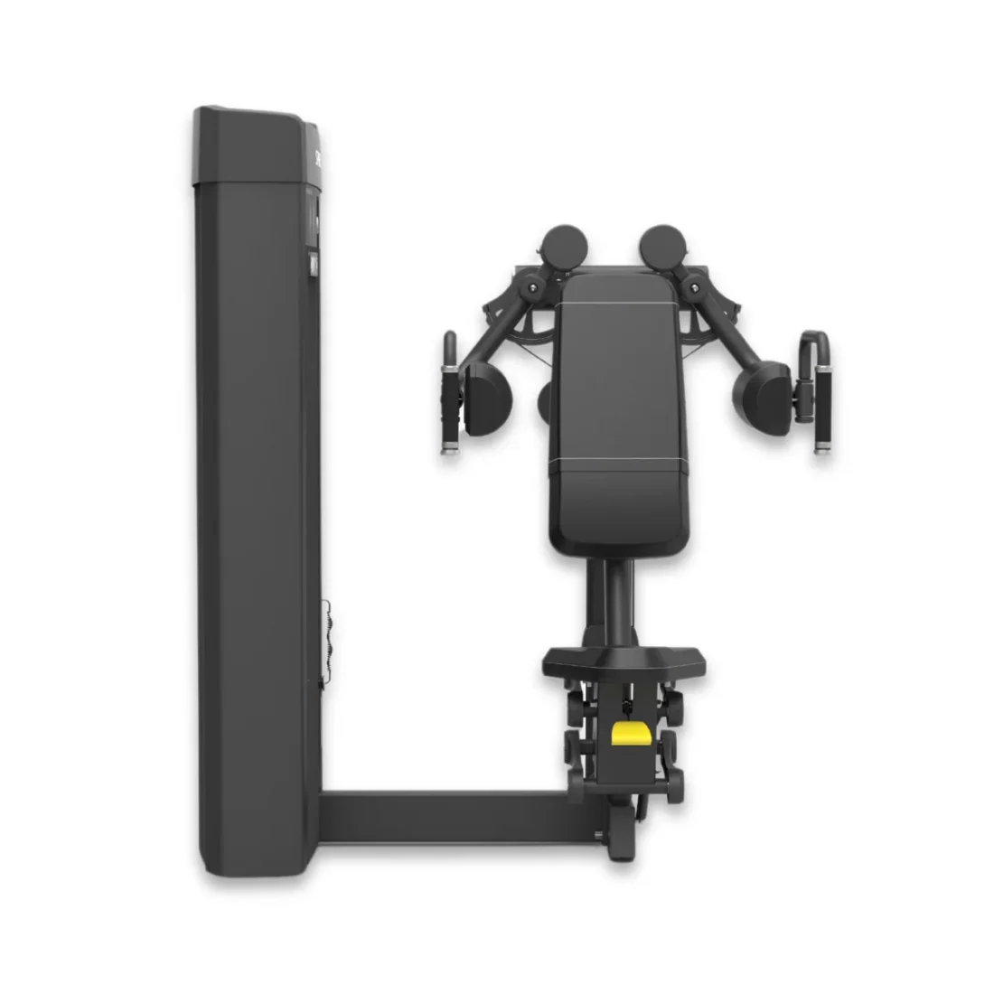 Spirit Fitness CSS-LATR Selectorized Lateral Raise commercial strength equipment, front view