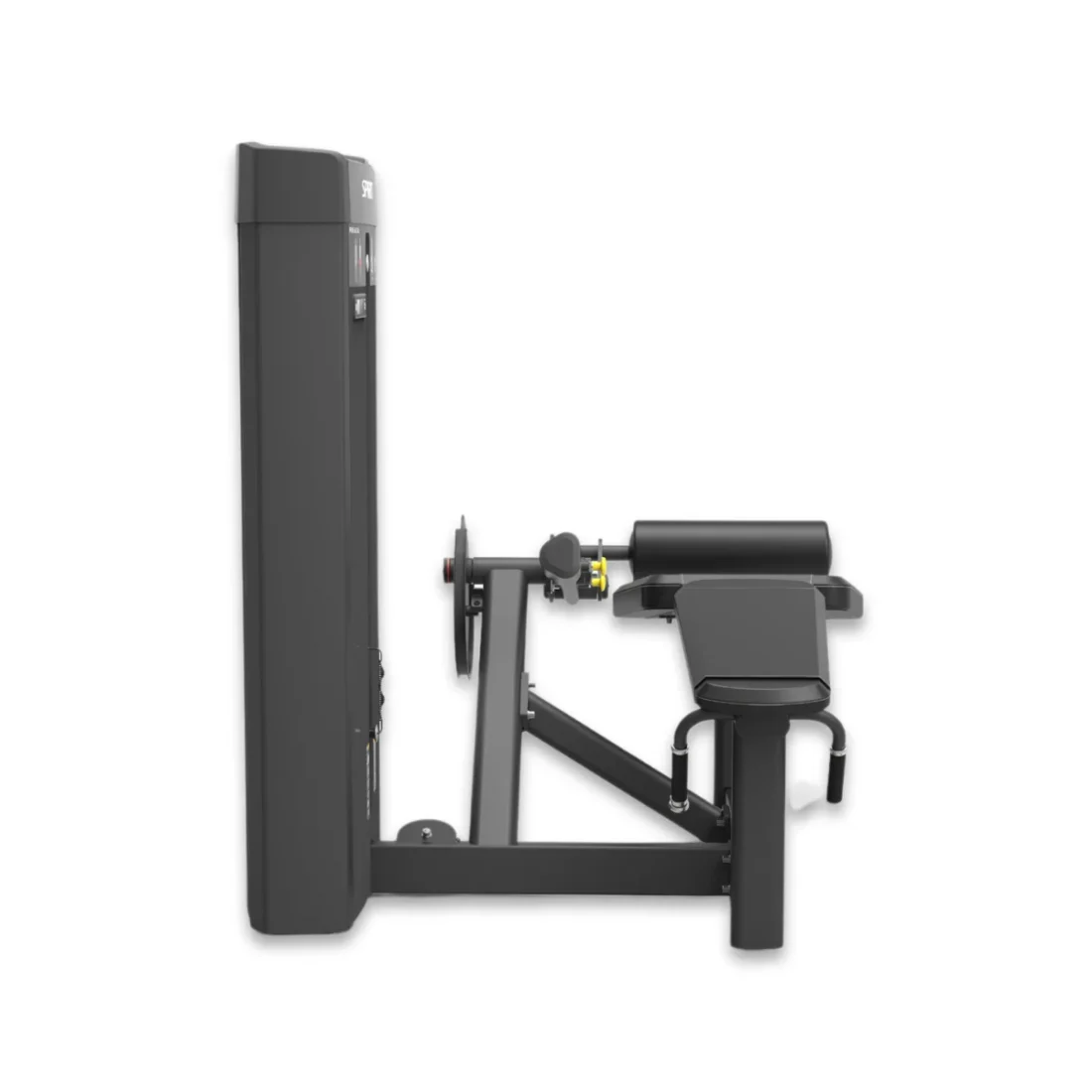 Spirit Fitness CSS-PRLC Selectorized Prone Leg Curl commercial strength equipment, side view