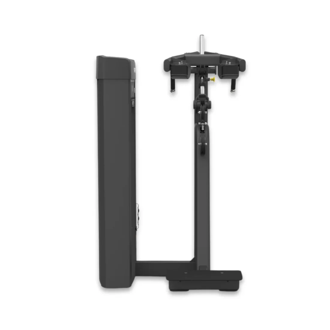Spirit Fitness CSS-SCEX Selectorized Standing Calf Extension commercial strength equipment, front view