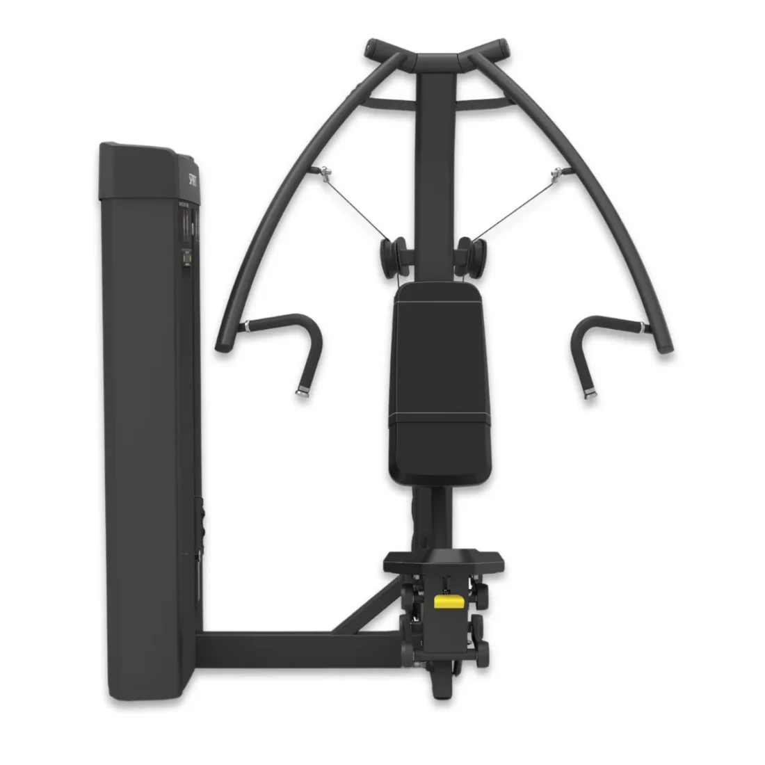 Spirit Fitness CSS-SCPR Seated Chest Press commercial strength equipment, front view