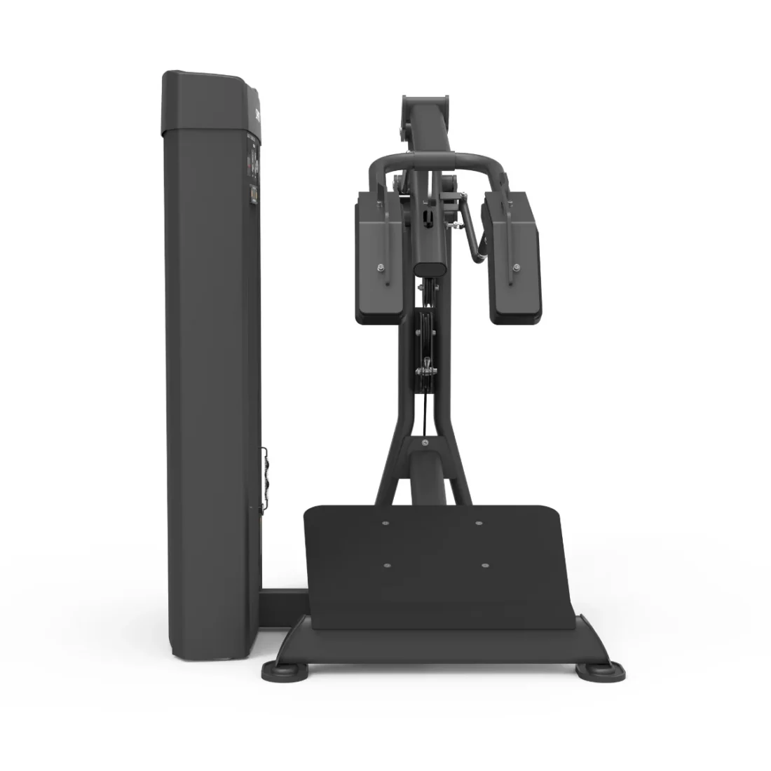 Spirit Fitness CSS-SQSC Squat / Standing Calf commercial strength equipment, front view