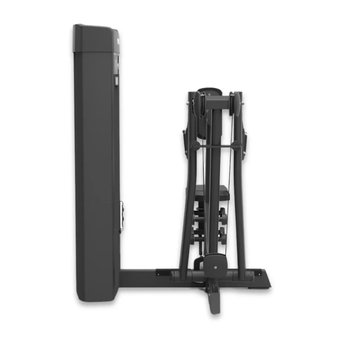 Spirit Fitness CSS-SROW Seated Row commercial strength equipment, front view