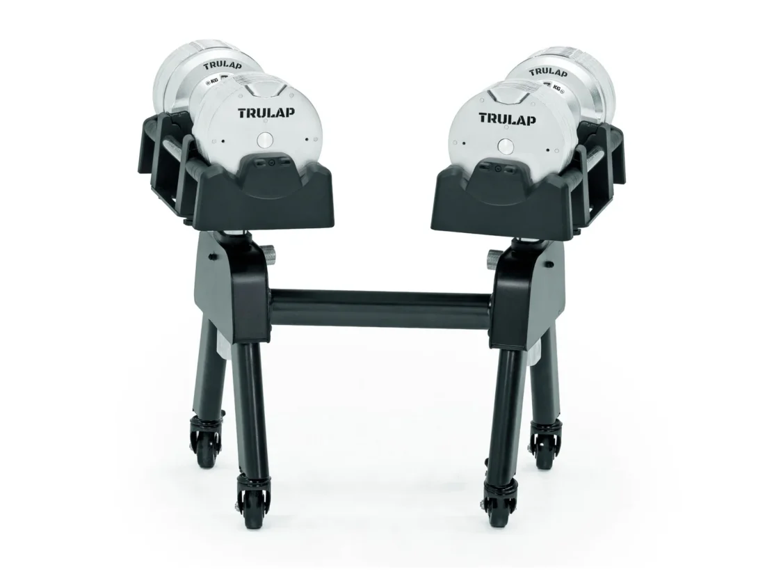 Trulap 8552 G4 and G3 mobile rack bundle from a low three-quarter angle